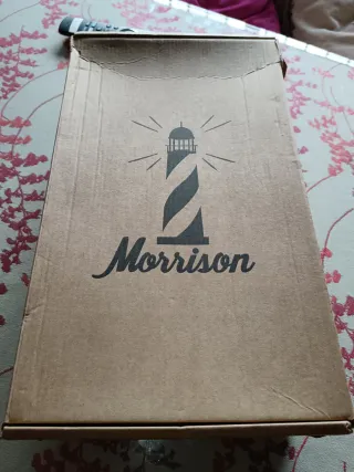 Zapatillas Morrison Talla 42 Beige y Rojo