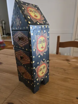 Cajonera de madera decorada ÚLTIMOS DÍAS!!!