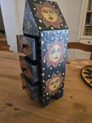 Cajonera de madera decorada ÚLTIMOS DÍAS!!!