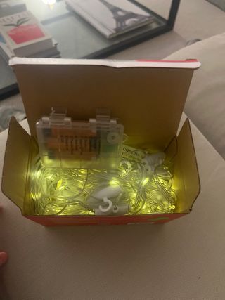 Cortina di luci LED per Natale, mai usata