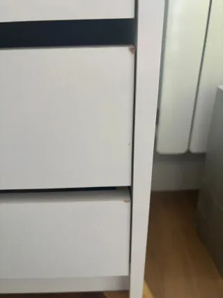 Cajonera blanca 4 cajones