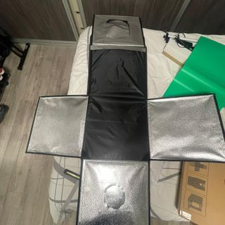 Caja de estudio fotográfico LED portátil - Nuevo