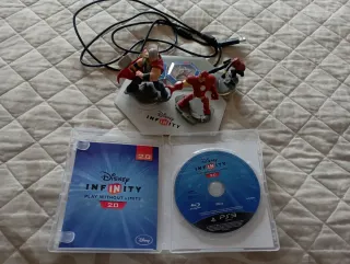 Consola PlayStation 3 PS3 Negra y Juego Disney Inf