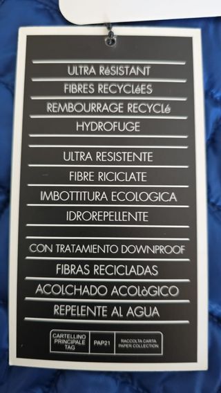 Chaqueta Guess Hombre Azul Nueva