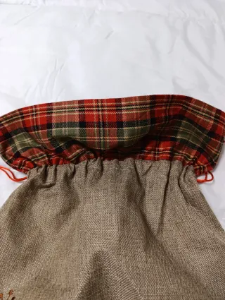 Saco regalos papá noel . Nuevo