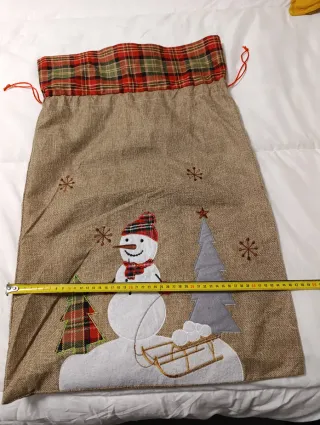 Saco regalos papá noel . Nuevo