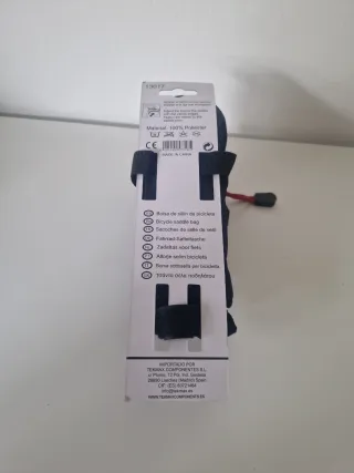 Bolsa sillín bicicleta negra completamente  nueva.