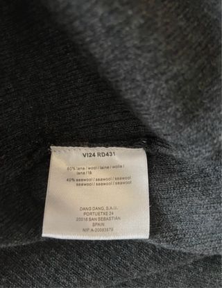 Vestido largo lana H&M Talla M