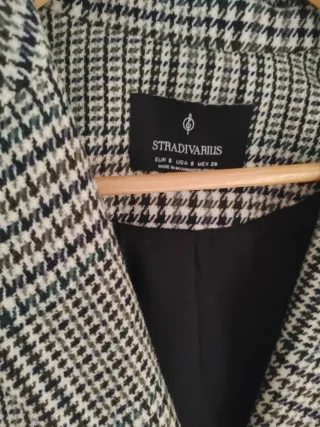 Chaqueta Stradivarius Cuadros T S