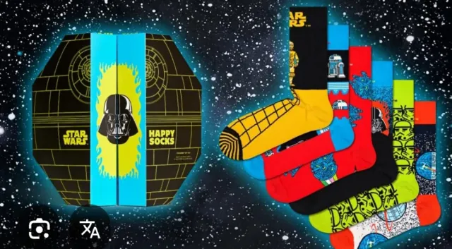 Happy Socks Star War 6 calcetines Talla 41-46