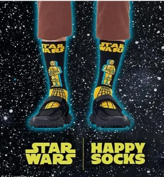 Happy Socks Star War 6 calcetines Talla 41-46