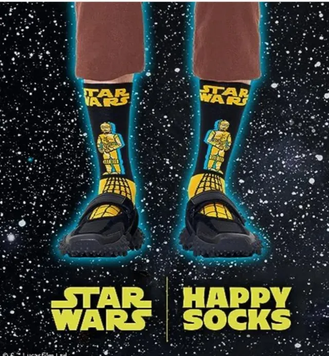 Happy Socks Star War 6 calcetines Talla 41-46