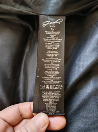 Piumino donna G.sel nero