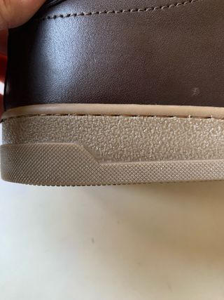 Snickers uomo vera pelle marrone