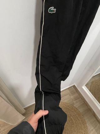 Pantalón deportivo Lacoste negro
