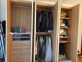 Armadio artigianale 6 ante legno