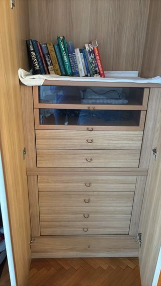 Armadio artigianale 6 ante legno