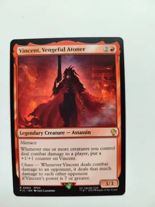 Carta Magic The Gathering Vincent Vengeful Atoner