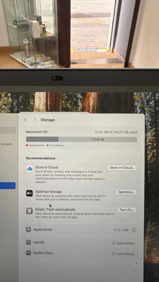 MacBook Air 2020 M1 256GB Batería 100%