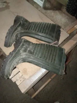 Botas de agua verdes