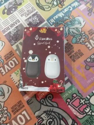 Calentador Manos Pingüino Recargable 2uds