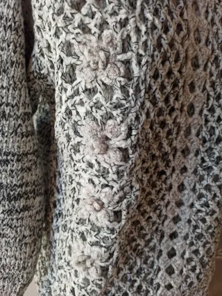 Maglione a collo alto artigianale