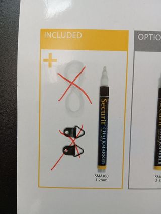 Tavola in legno Woody 80x60 cm - lavagna da parete