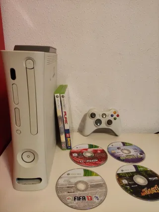 Xbox 360 funcionando + lote de juegos