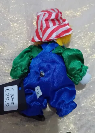 Pagliaccio Clown Ceramica Vintage Anni '90