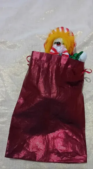 Pagliaccio Clown Ceramica Vintage Anni '90