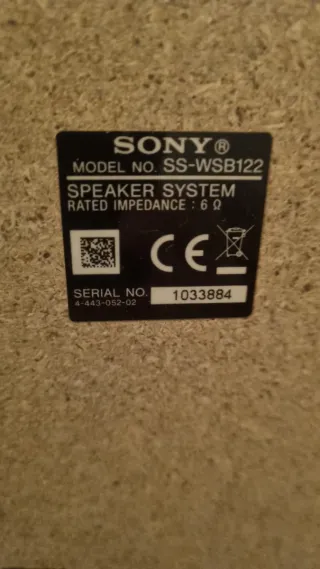 Sistema de Sonido Sony