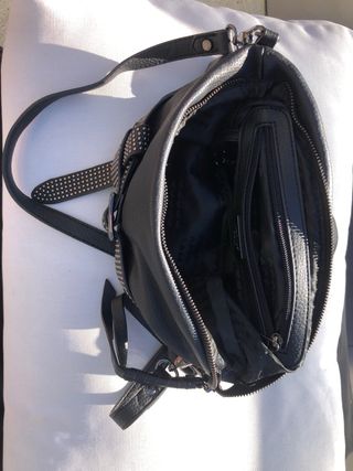 Bolso de cuero Mimi Mua Negro