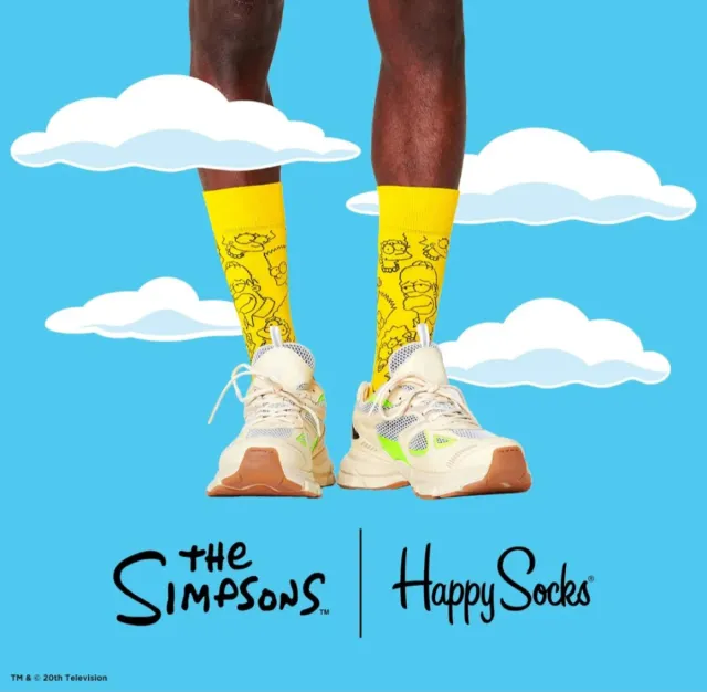 Happy Socks Simpsons 4 calcetines talla 36-40