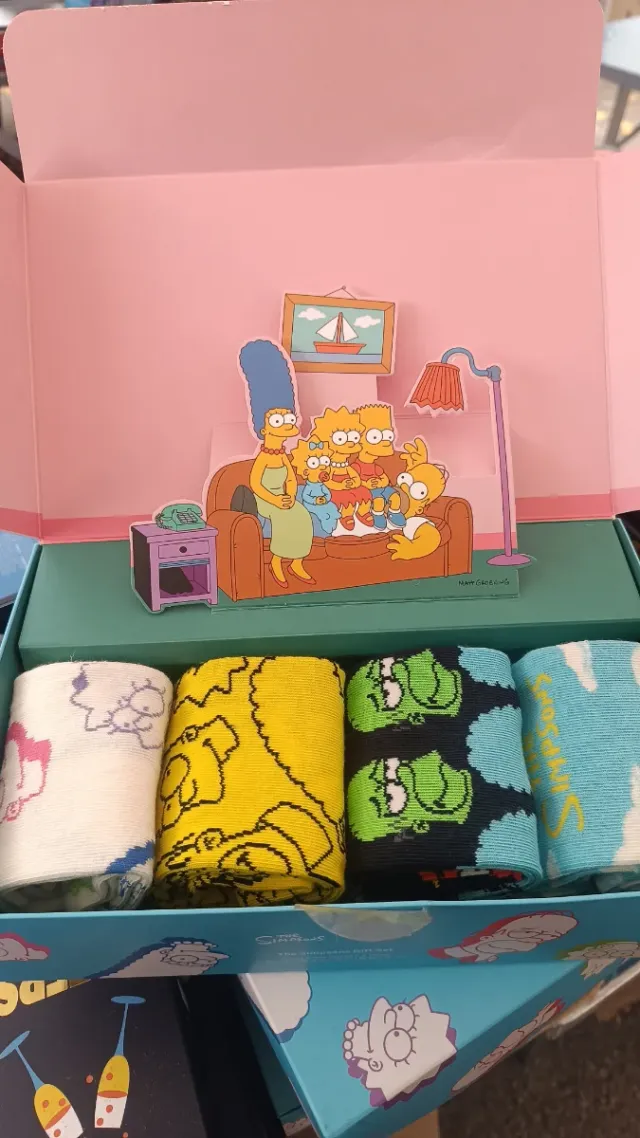 Happy Socks Simpsons 4 calcetines talla 36-40