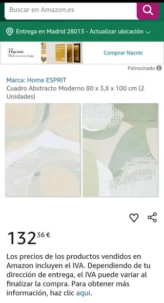 2 Quadri Astratti con Rilievo 100x80 cm.