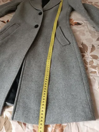 Abrigo Lana Zara Gris