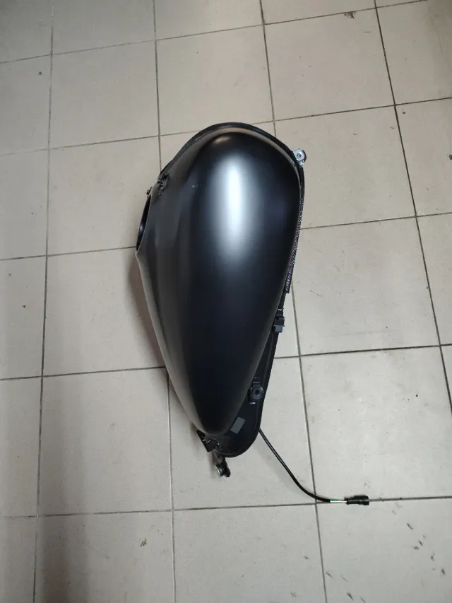 Depósito Gasolina Moto Café Racer Negro
