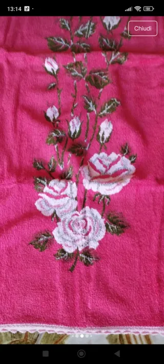 Asciugamani spugna corredo