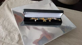 Pulsera Armonía Dorada Multicolor