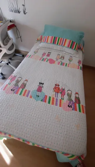Copripiumino reversible per bambini per letto 90