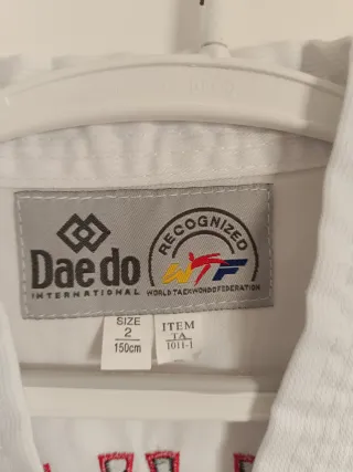 Dobok Taekwondo Daedo Talla 150