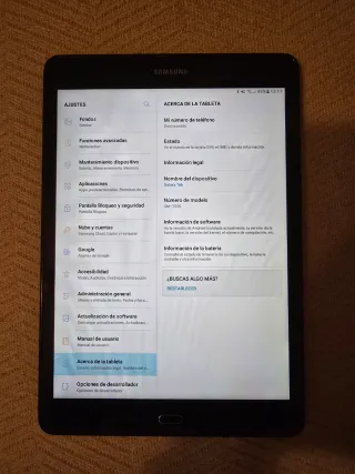 Samsung Galaxy Tab SM-T555 Negro