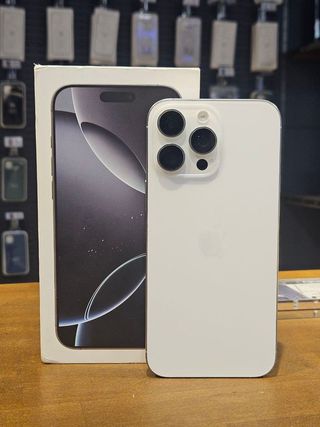 IPHONE 16 PRO MAX 256GB BIANCO 100% BATTERIA