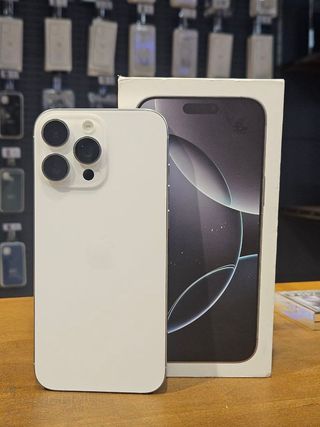 IPHONE 16 PRO MAX 256GB BIANCO 100% BATTERIA