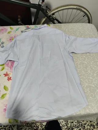 Camisa Álvaro Moreno Rayas Azul y Blanco