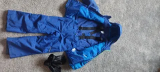 Conjunto esquí niño azul 116cm para 4-5 años