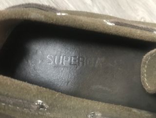 Mocasines Superga Gommino T42 Verde Oliva