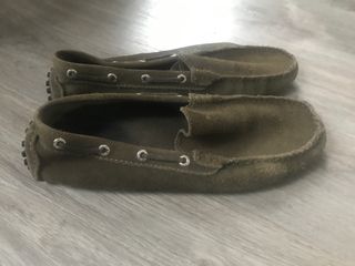 Mocasines Superga Gommino T42 Verde Oliva