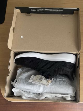 Adidas Zapatillas Deportivas Negras y Blancas