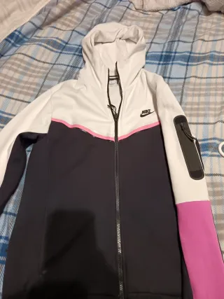 Chándal Nike chico rosa y blanco